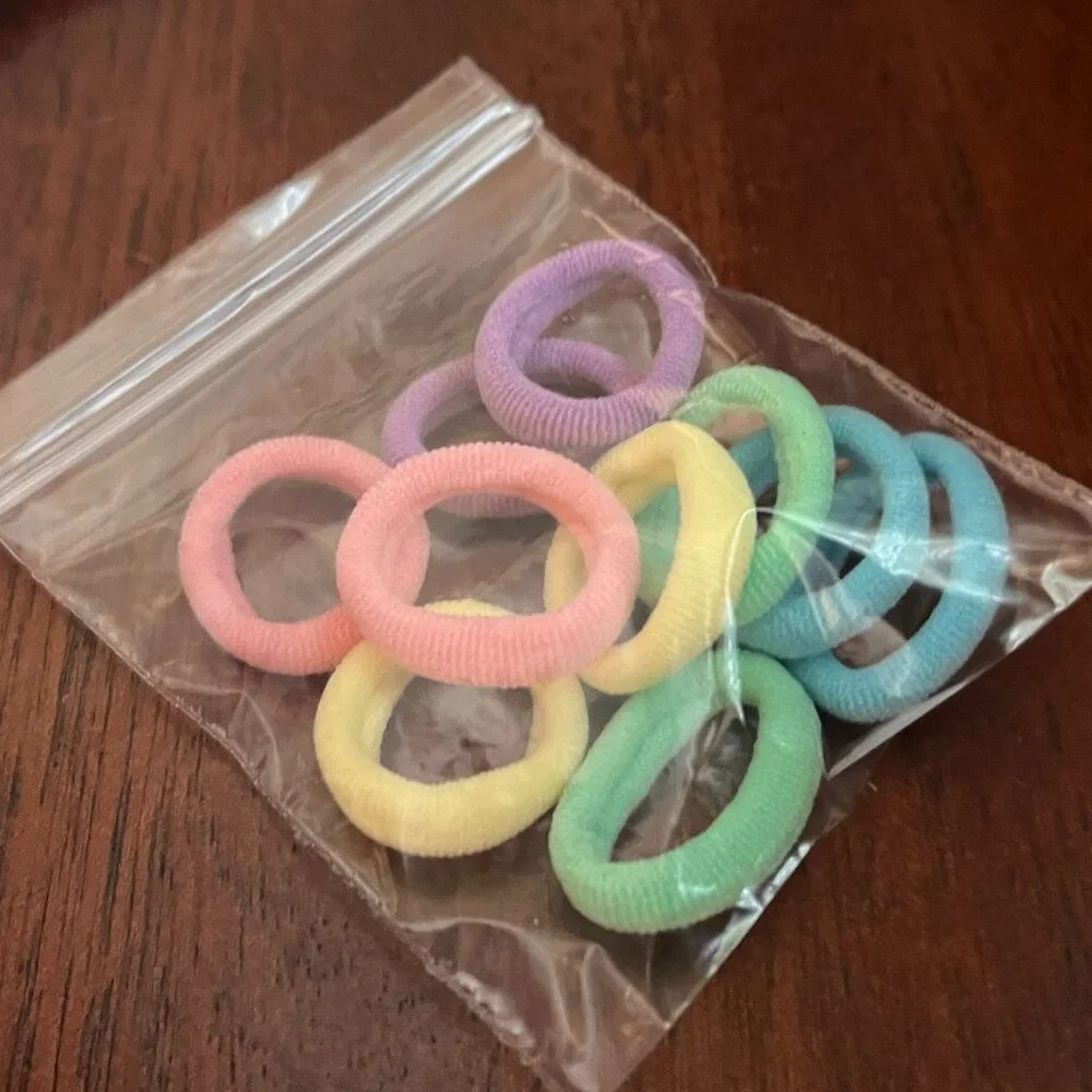 Pastel hair elastics NWOT *free in bundle*